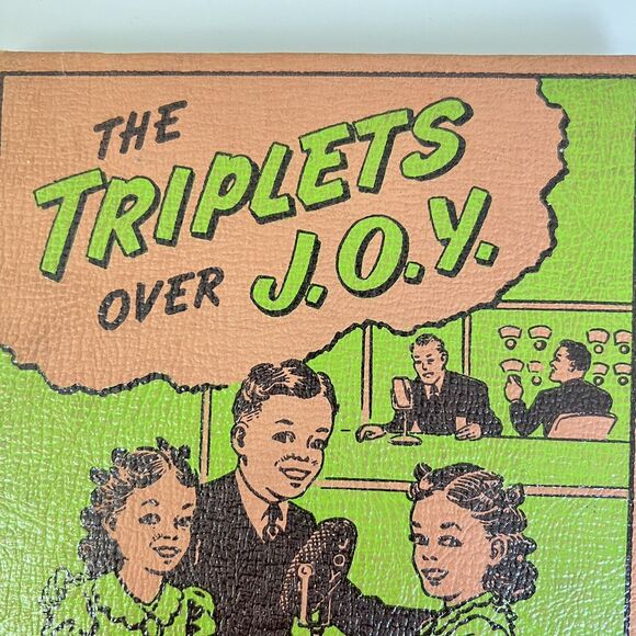 The Triplets Over J.O.Y 1941 Children's Book Bertha B Moore Vintage Child - Picture 2 of 8